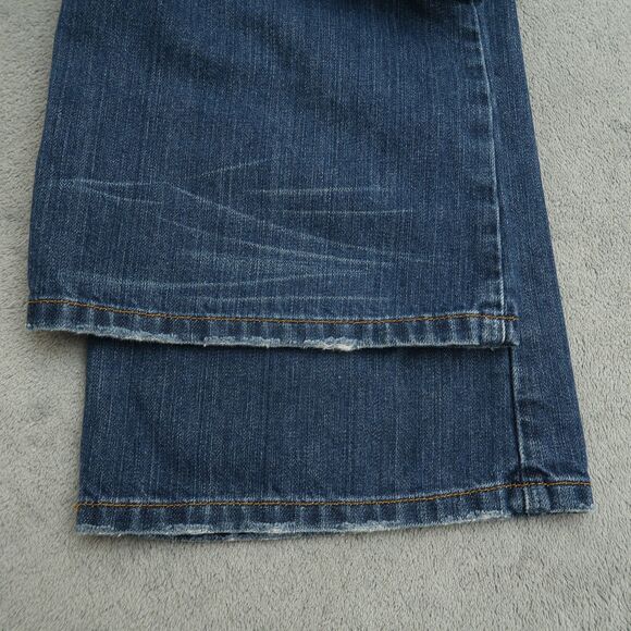 Lucky Brand Jeans Women's 8/29 Mid-Rise Easy Rider Crop 23" Inseam Distressed - Picture 2 of 16